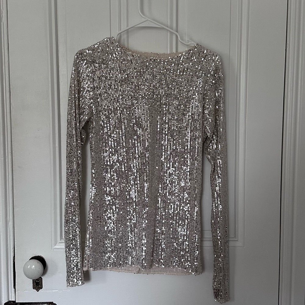 Free People Sequin top